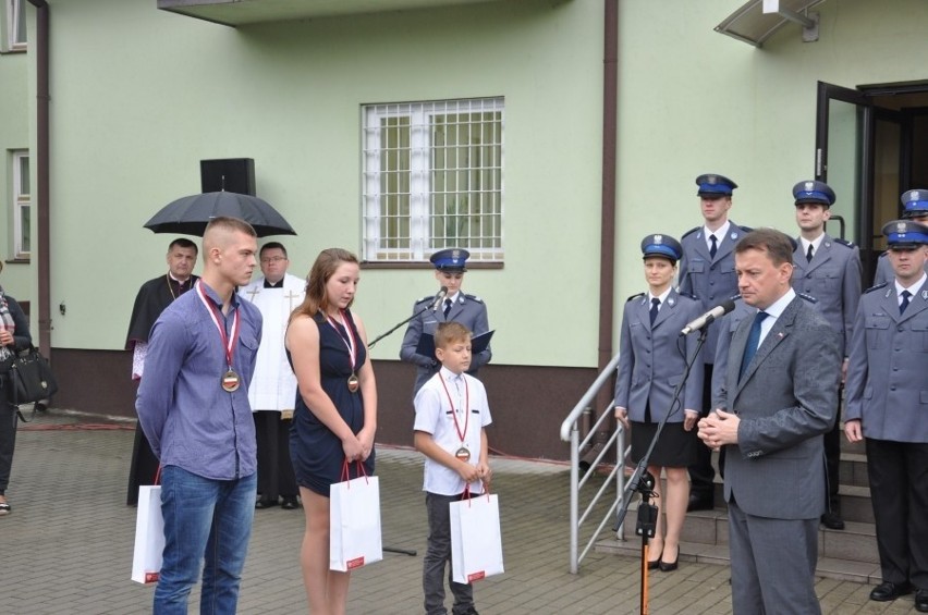 Rafał Komorowski, młody bohater nagrodzony przez szefa MSWiA