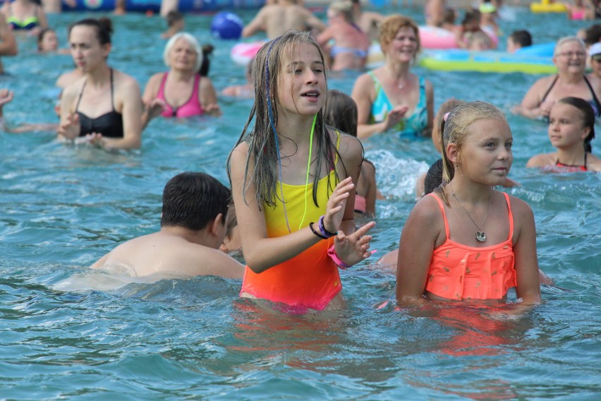 Aqua aerobik i inne atrakcje Kąpieliska Leśnego w Gliwicach ZDJĘCIA