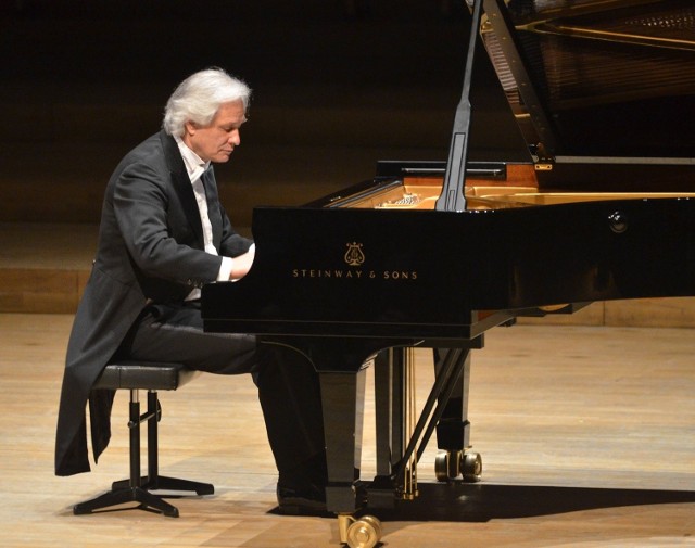 Marek Drewnowski podczas III. Rubinstein Piano Festival w Filharmonii Łódzkiej im. A. Rubinsteina