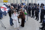 86. miesięcznica smoleńska i kontrmanifestacja Obywateli RP. Interweniowała policja [ZDJĘCIA][VIDEO]