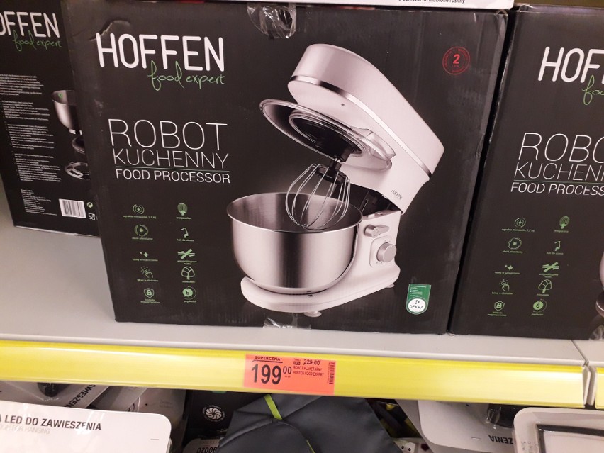 Jest także sporo robotów kuchennych...