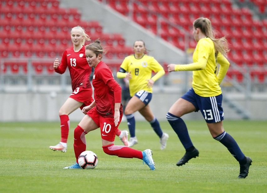 Futbol kobiet  Reprezentacja Polski przegrała na stadionie Widzewa [GALERIA ZDJĘĆ]