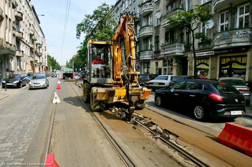 Rozpoczął się remont torowiska na Nowowiejskiej