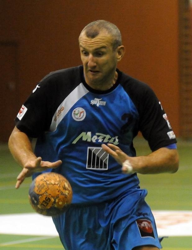 Władimir Huziejew był w sobotę najskuteczniejszym zawodnikiem AZS AWF. Białoruski rozgrywający gorzowian siedem razy trafił do siatki rywali.