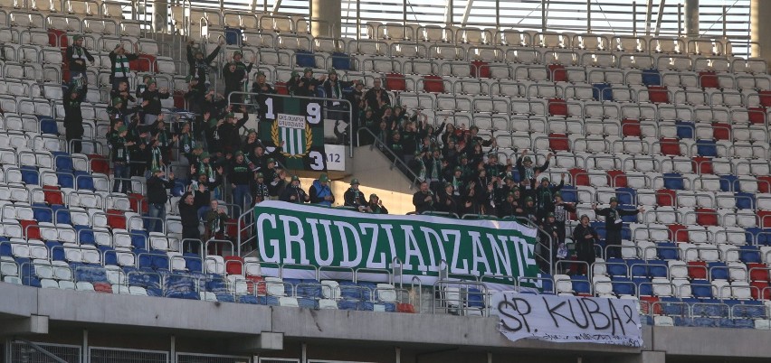 Kibice na meczu Górnik Zabrze - Olimpia Grudziądz