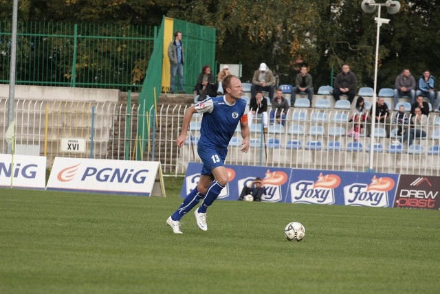 Robert Kozioła strzelił w sobotę w Gryfinie w sparingu z Energetykiem pierwszego gola dla Stilonu