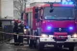 Pożar na Szwederowie. Dwie osoby zabrane do szpitala