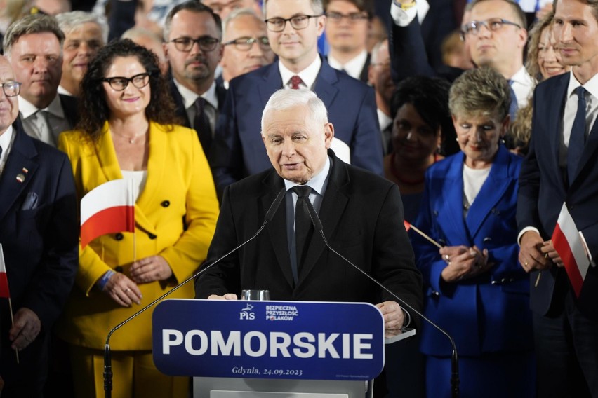 Jarosław Kaczyński w Gdyni