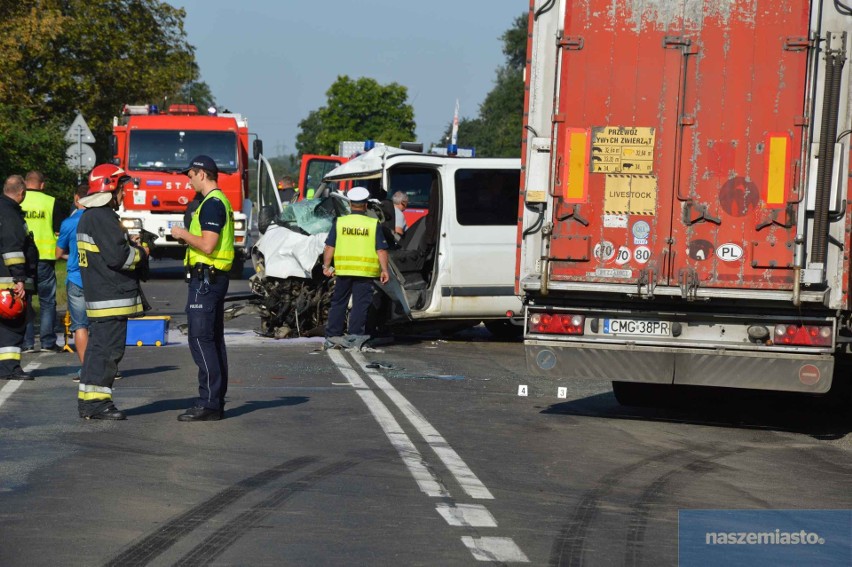 Na DK62 w miejscowości Osięciny, w powiecie radziejowskim...