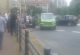 Wypadek w centrum Stargardu. Ranny motocyklista w szpitalu