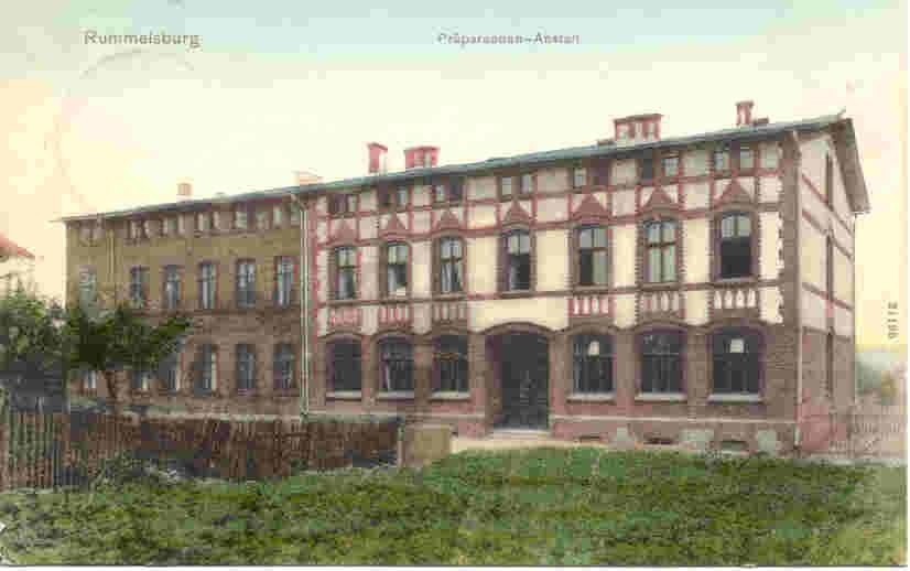 Budynek przy obecnej ul. Mickiewicza w Miastku - 1908 r. Ze...