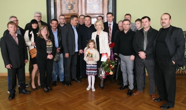W tym wyjątkowym dniu razem z byłym piłkarzem ręcznym a dziś trenerem Aleksandrem Litowskim i jego rodziną byli kieleccy przyjaciele.