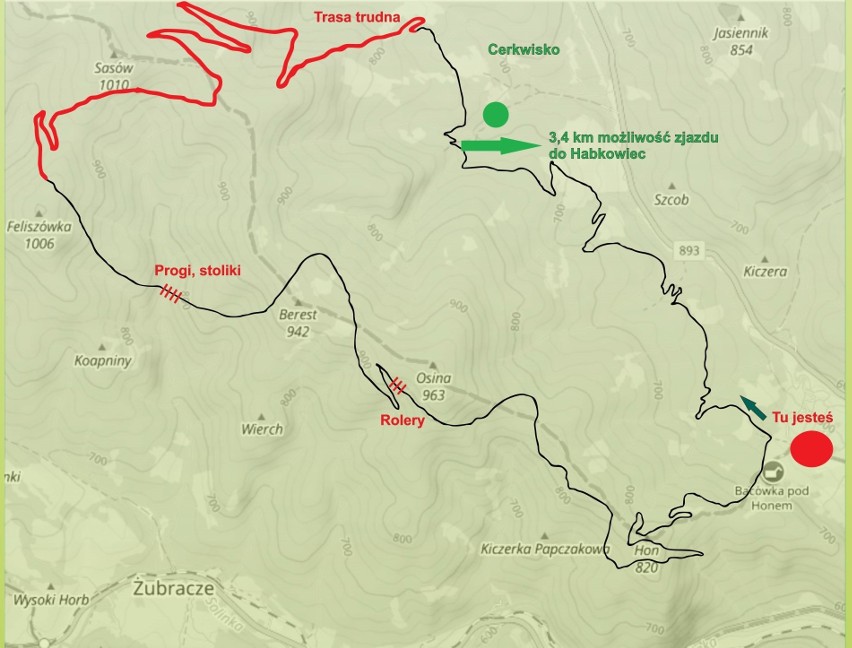 W okolicy Cisnej w Bieszczadach powstała nowa trasa rowerowa. Singletrack ma długość 13 kilometrów [ZDJĘCIA]