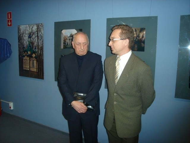 Zbigniewa Staniszewskiego (z lewej) przedstawiał Robert Kaczor, dyrektor kina Helios w Radomiu. 