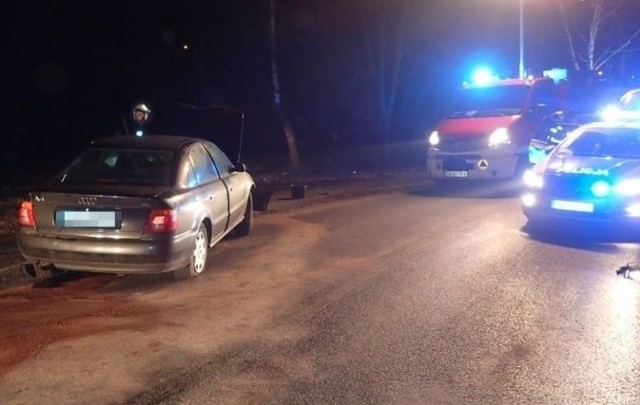 Pijany i odurzony narkotykami kierowca rozbił auto w Rybniku. Nie posiadał nawet prawa jazdy