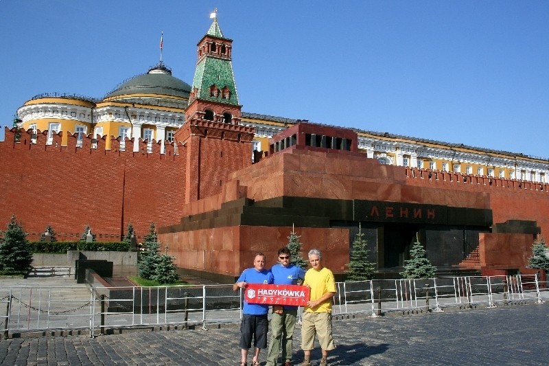 Przez mauzoleum Lenina. To zdjęcie kazał wykasować rosyjski...