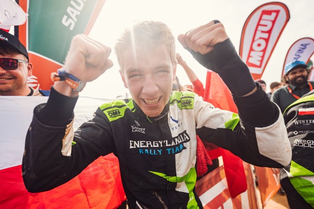 Eryk Goczał - najmłodszy w historii uczestnik i zwycięzca Rajdu Dakar.