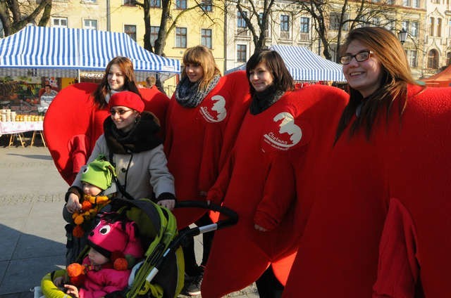 Walentynki chętnie pozowały do pamiątkowych zdjęć