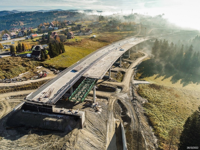 Budowa nowej zakopianki na odcinku Rdzawka - Nowy Targ