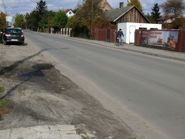 Ulica Klasztorna w Stalowej Woli wymaga gruntownej modernizacji.