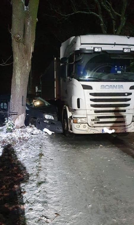 Wypadek w miejscowości Szczodre