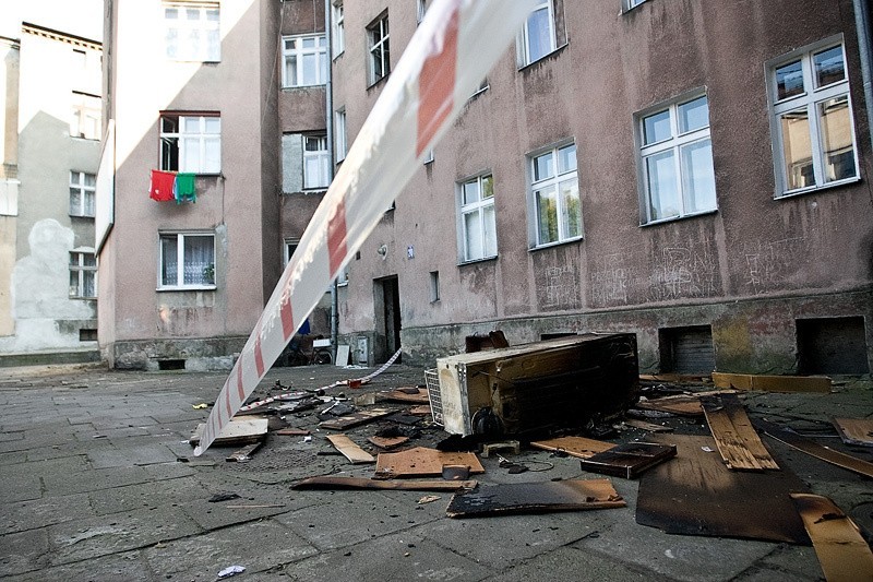 Spalilo sie mieszkanie przy ul. A. Krajowej w Slupsku