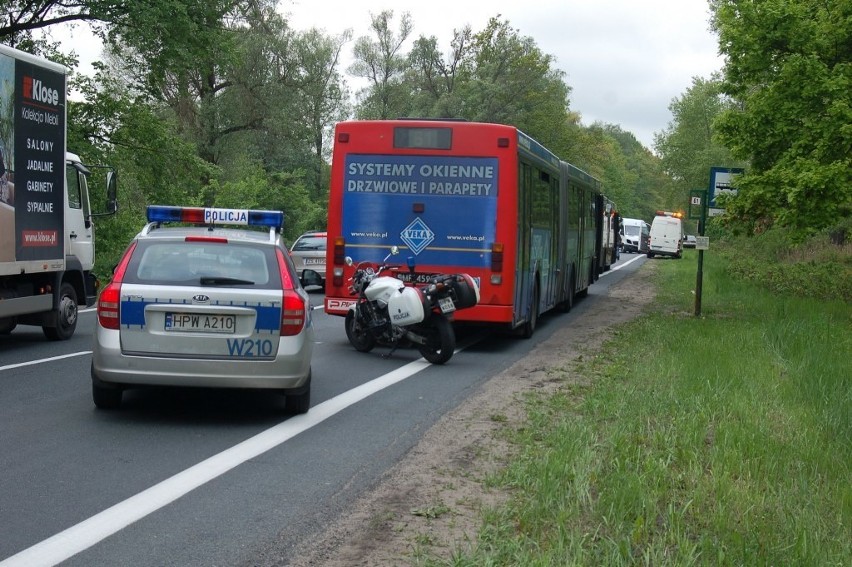 Wypadek na Autostradzie Poznanskiej