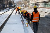 Postępuje przebudowa linii tramwajowej do Bronowic. Zobacz aktualne zdjęcia