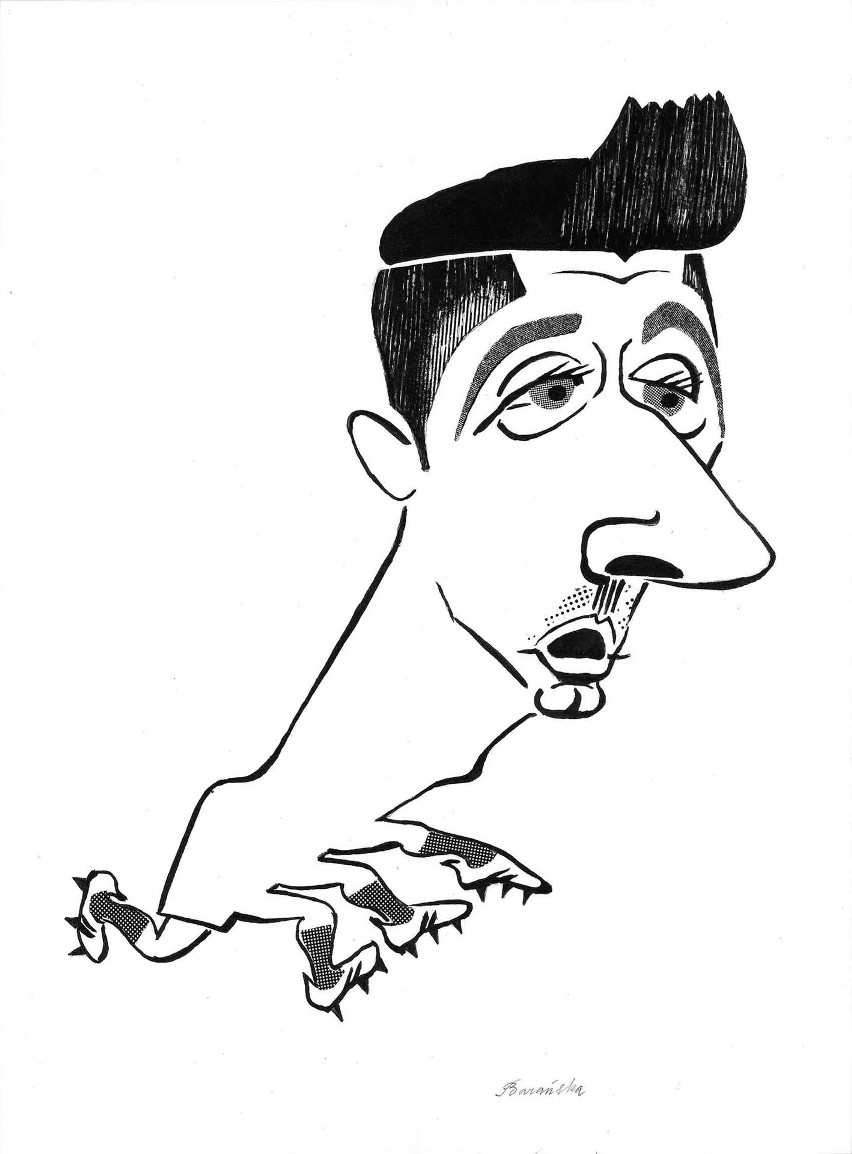 Karykatura Roberta Lewandowskiego, autorstwa Ewy...