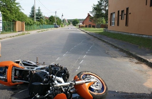 Śmiertelny wypadek motocyklisty w miejscowości Płociczno-Tartak