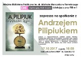 Spotkanie z Andrzejem Pilipiukiem w bibliotece w Tarnobrzegu