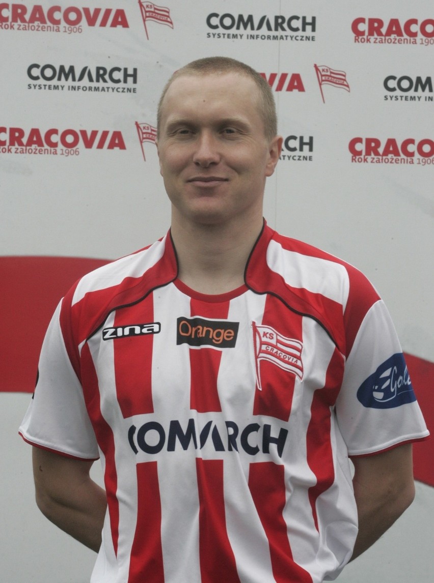 Tomasz Wacek jako piłkarz Cracovii (2008)