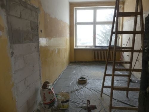 Trwa remont szkoły w Zborowie. Za kilka miesięcy będzie jak nowa