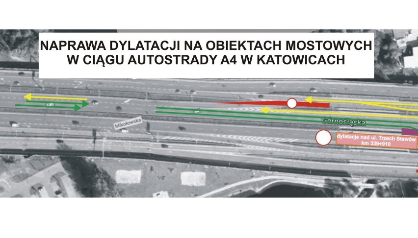Korek na węźle Murckowska na A4 i DK86: Katowice w paraliżu drogowym