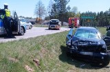 Juszkowy Gród. Strażacy OSP Michałowo przyjechali na wypadek (zdjęcia)