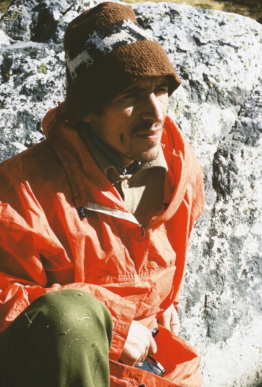 Walenty Fiut w bazie pod Everestem