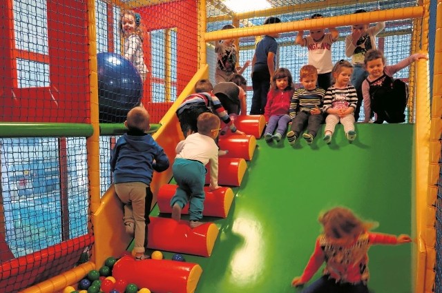 W czwartek w łomżyńskim Parku Wodnym otwarto nową atrakcję - salę zabaw dla najmłodszych