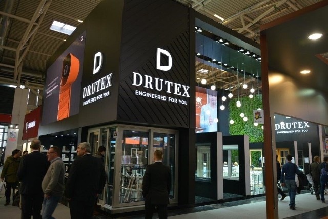 Stoisko Drutexu na targach BAU w Monachium miało ponad 140 metrów kwadratowych.