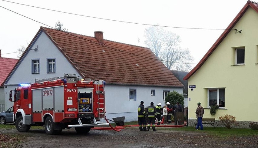 Do pożaru domu doszło w poniedziałek 7 listopada po godz....