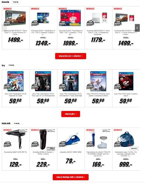 Cyber Monday 2019: Media Markt, Media Expert, RTV Euro AGD,...