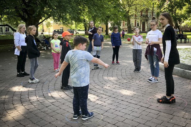 Dzień Dziecka w Parku przy Placu Powstańców Warszawskich w Słupsku