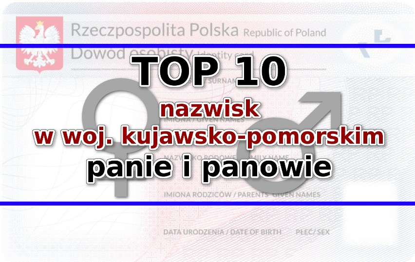 Jesteście ciekawi, jakie nazwiska są najpopularniejsze w...