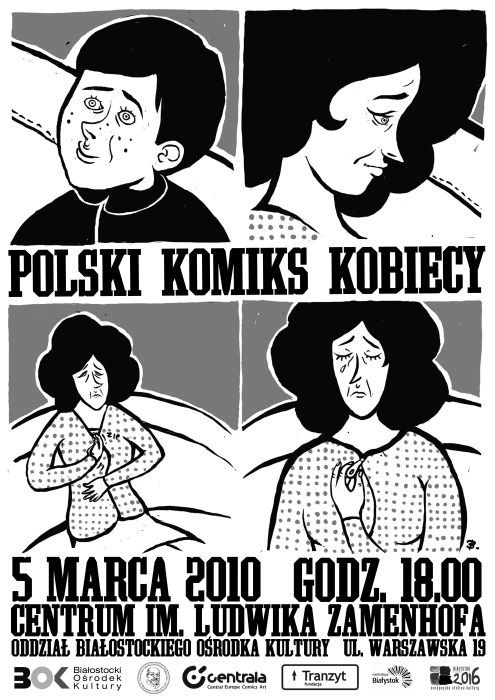 Typy kobiecych postaci komiksowych to swobodna kreacja fabularna, ale też odbicie polskich realiów społecznych i historycznych od piątku (5 marca) możan oglądać w Centrum im. Zamenhofa.