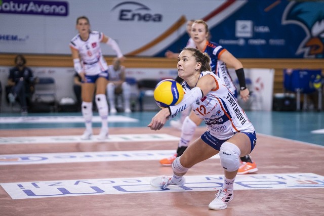 Aleksandra Lazić w meczu z Volley we Wrocławiu zdobyła siedem punktów.