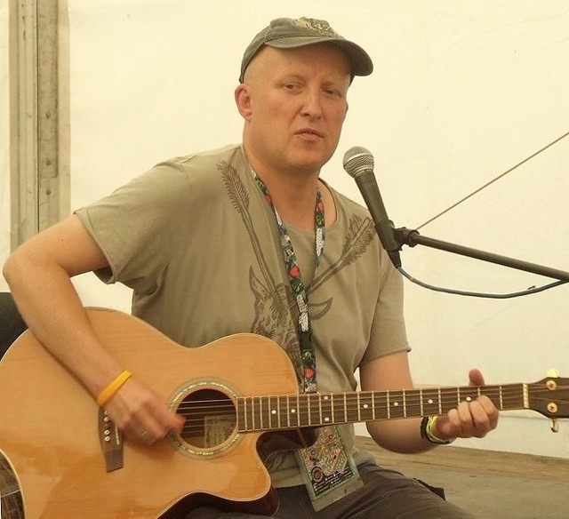 Piotr Bukartyk - warsztaty muzyczne podczas XVI Przystanku Woodstock,