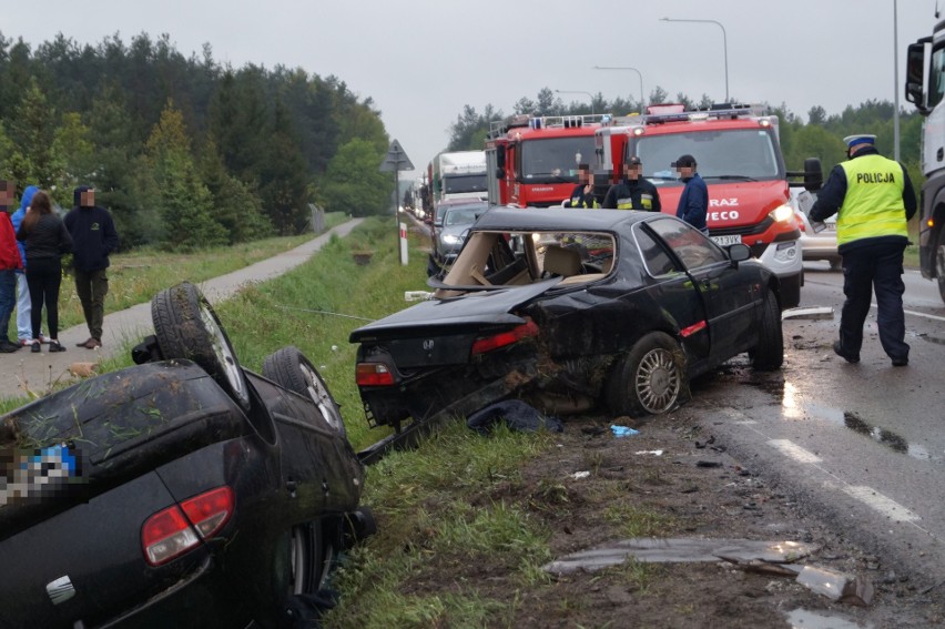 Różan: Wypadek na DK60