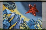 Kolejne antywojenne murale pojawiły się na stacji PKM Gdańsk Jasień [Zobacz galerię]