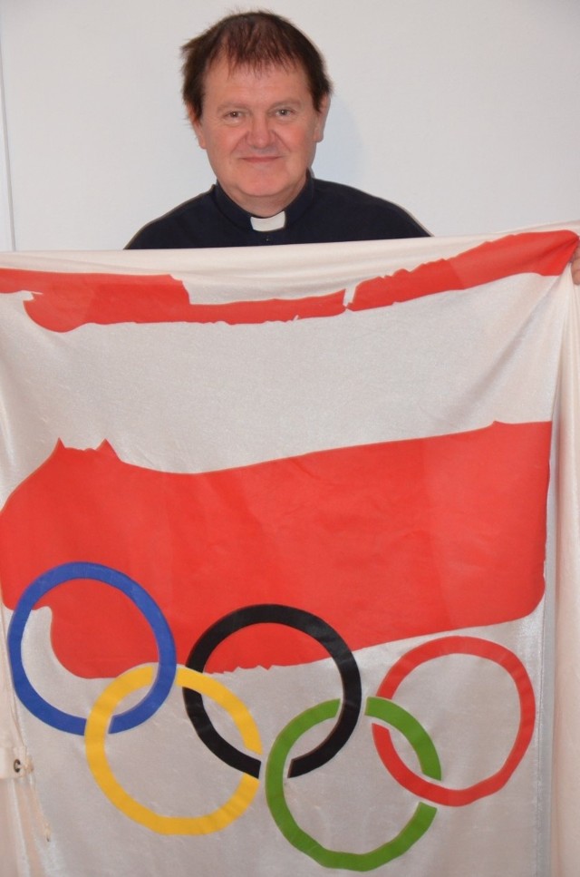 Ks. Jan Byrt zaprasza na olimpijskie nabożeństwo ekumeniczne.