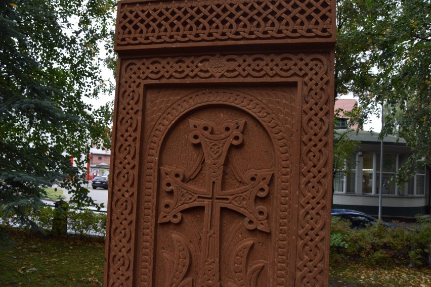 Ormiański chaczkar w Szczecinku. Prezent od Ormian [zdjęcia]