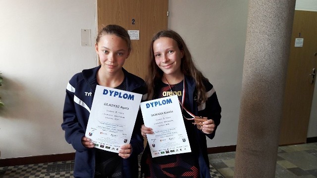 Agata Gładysz i Kamila Skwara należały do najlepszych zawodniczek w tarnobrzeskiej ekipie i były bliskie wywalczenia medali.